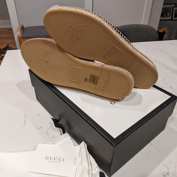 Gucci marmont espadrille slides size 40 NWT!! - Picture 3 of 5